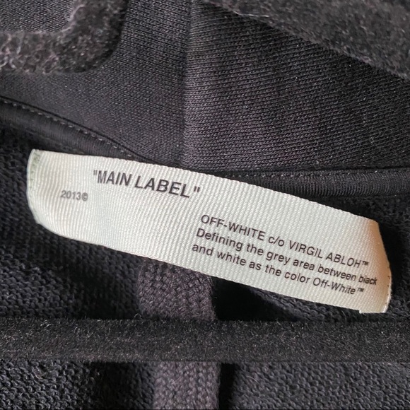 Off-White Zipped Fire Tape Hoodie - Picture 11 of 16